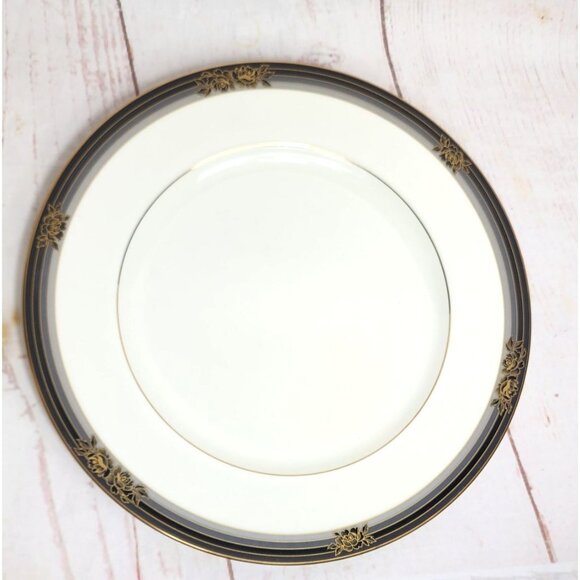 Vintage Noritake Bone China Spell Binder #9733 Gold Trim Dinner Plate – Elegant - Picture 5 of 9